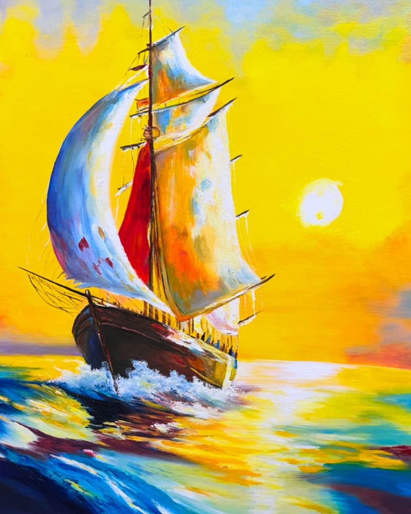 交通工具 - 船舶 主題示意圖